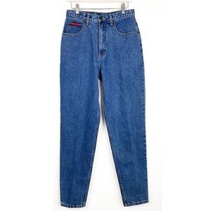 Vintage Paris Sport Club High Rise Straight Leg Denim Cowgirl Western Jeans - 12